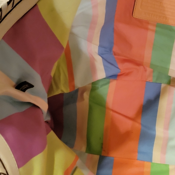 Coach Limited Edition Hamptons Editorial Weekend Straw Dragonfly Flower Tote 213 - Picture 17 of 17